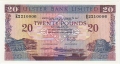 Ulster Bank Ltd 20 Pounds,  1.11.1990